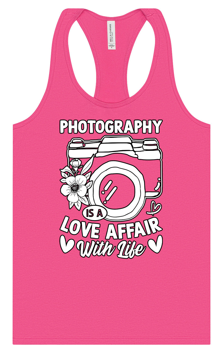 Photography is a Love Affair Women's Racerback Tank