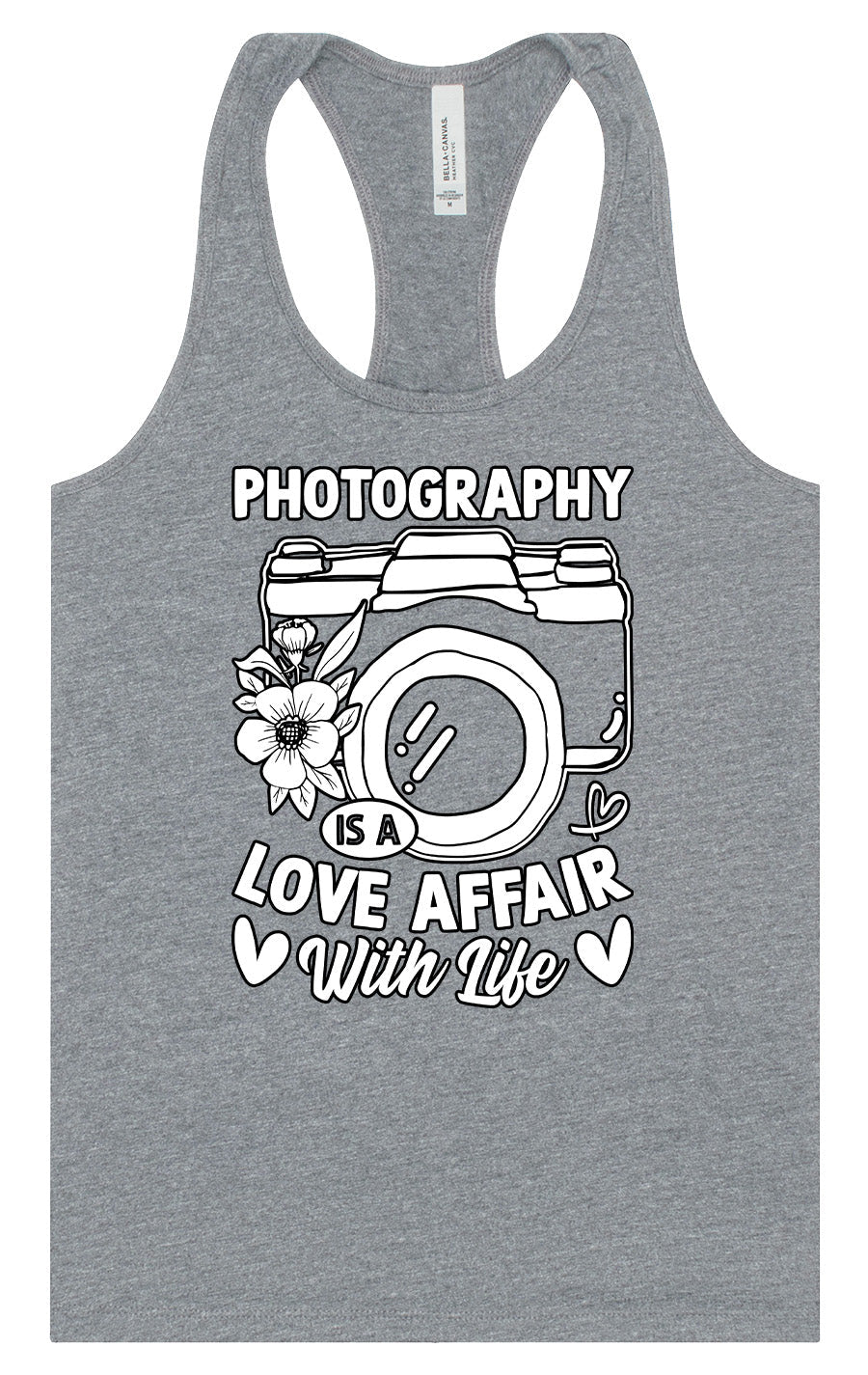 Photography is a Love Affair Women's Racerback Tank
