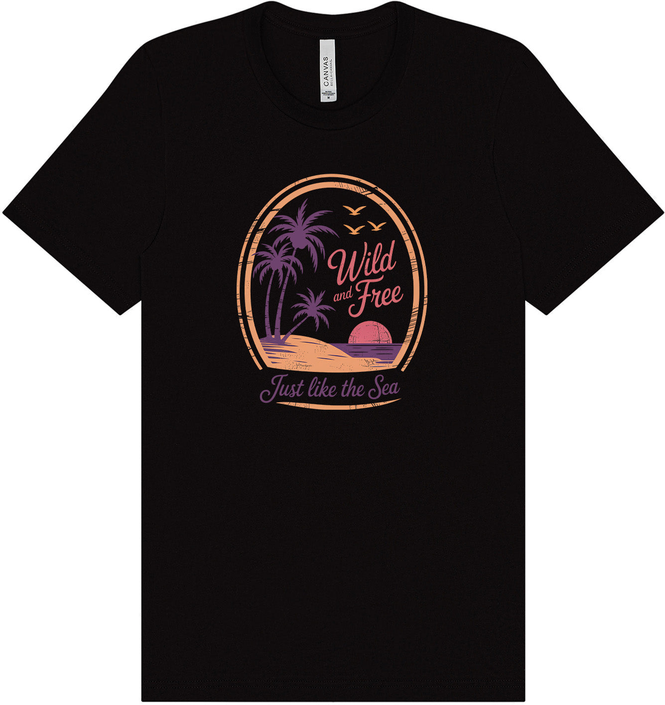 Just Like the Sea Adult Bella Canvas Shirt