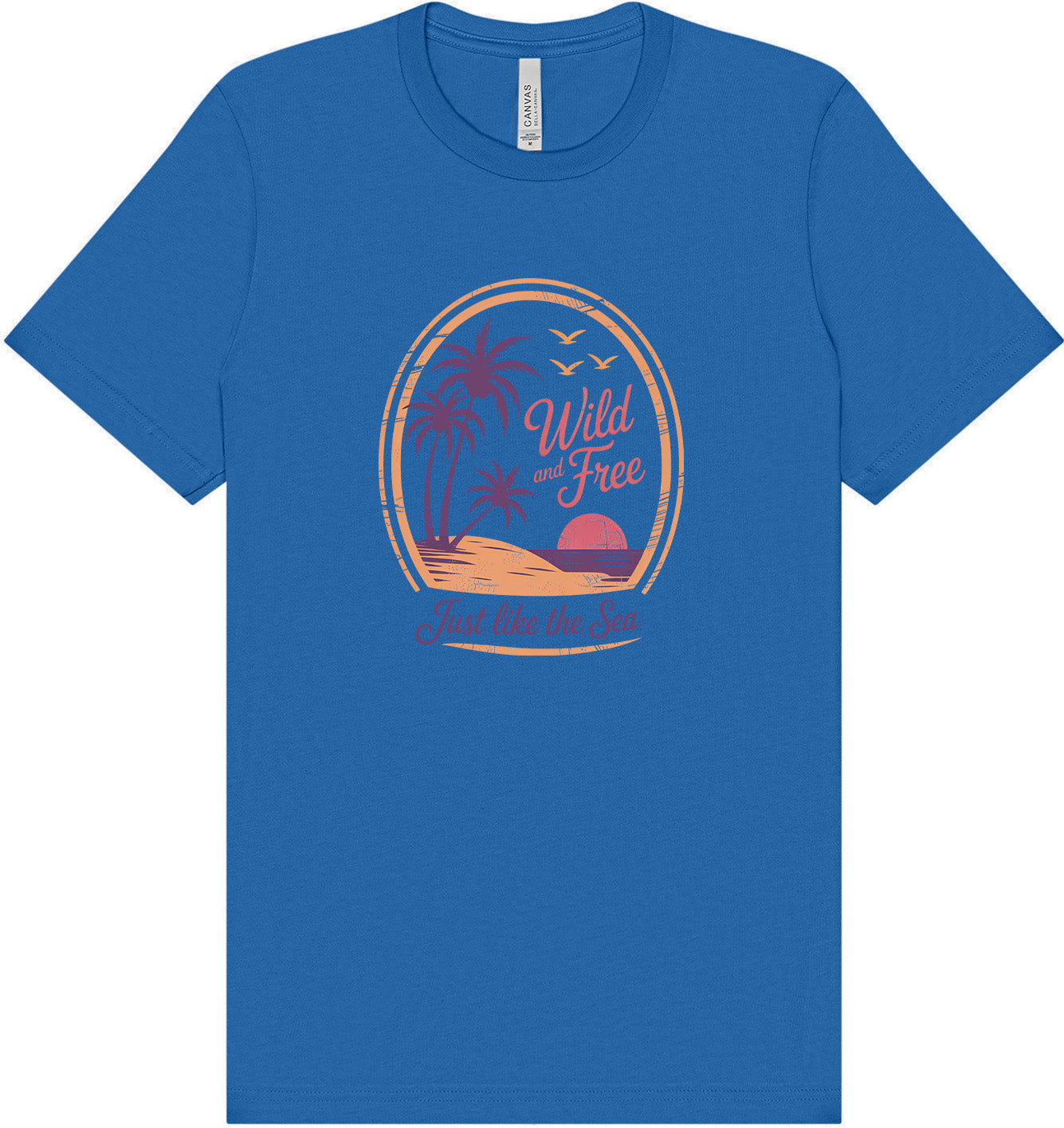Just Like the Sea Adult Bella Canvas Shirt