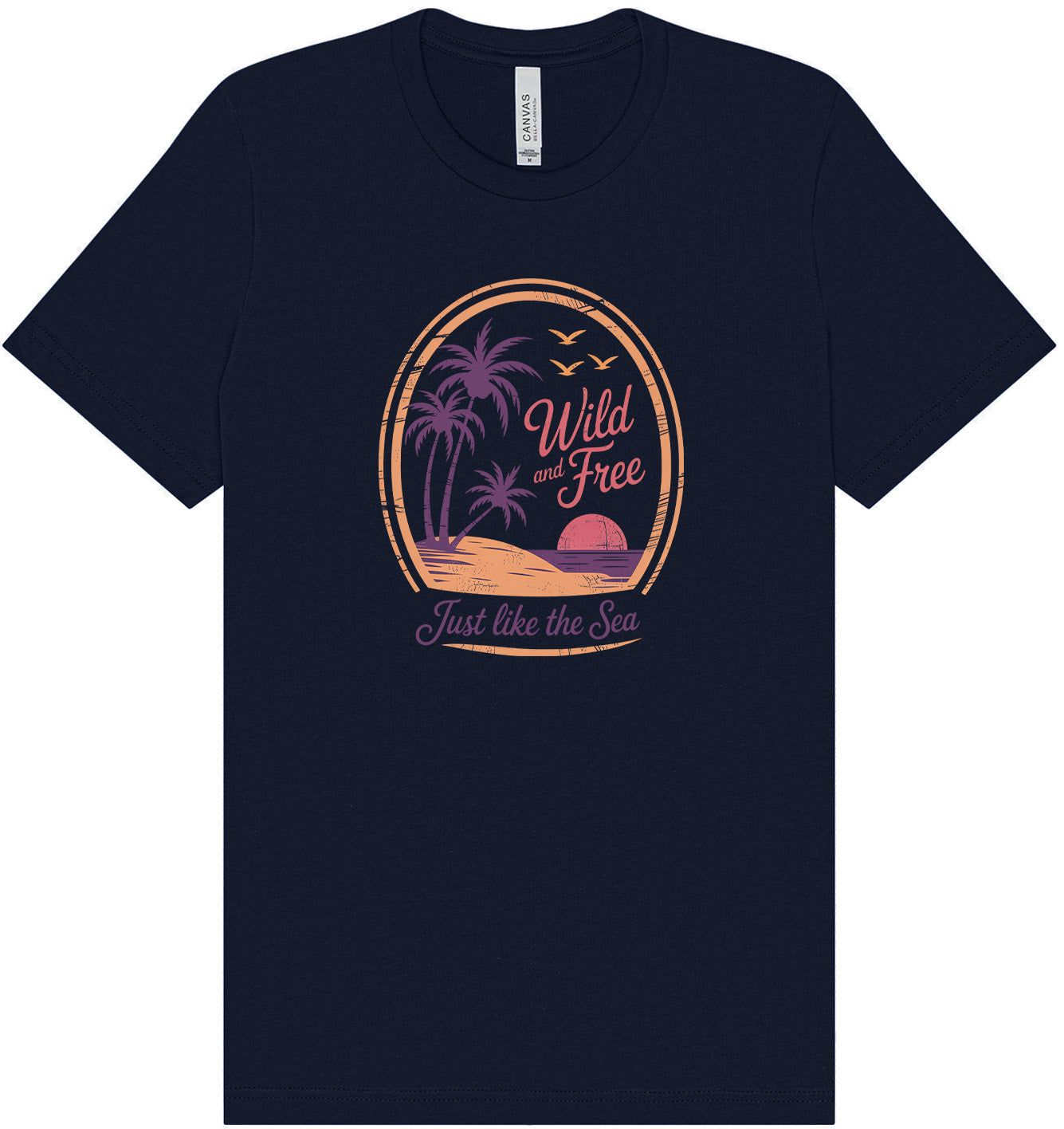 Just Like the Sea Adult Bella Canvas Shirt