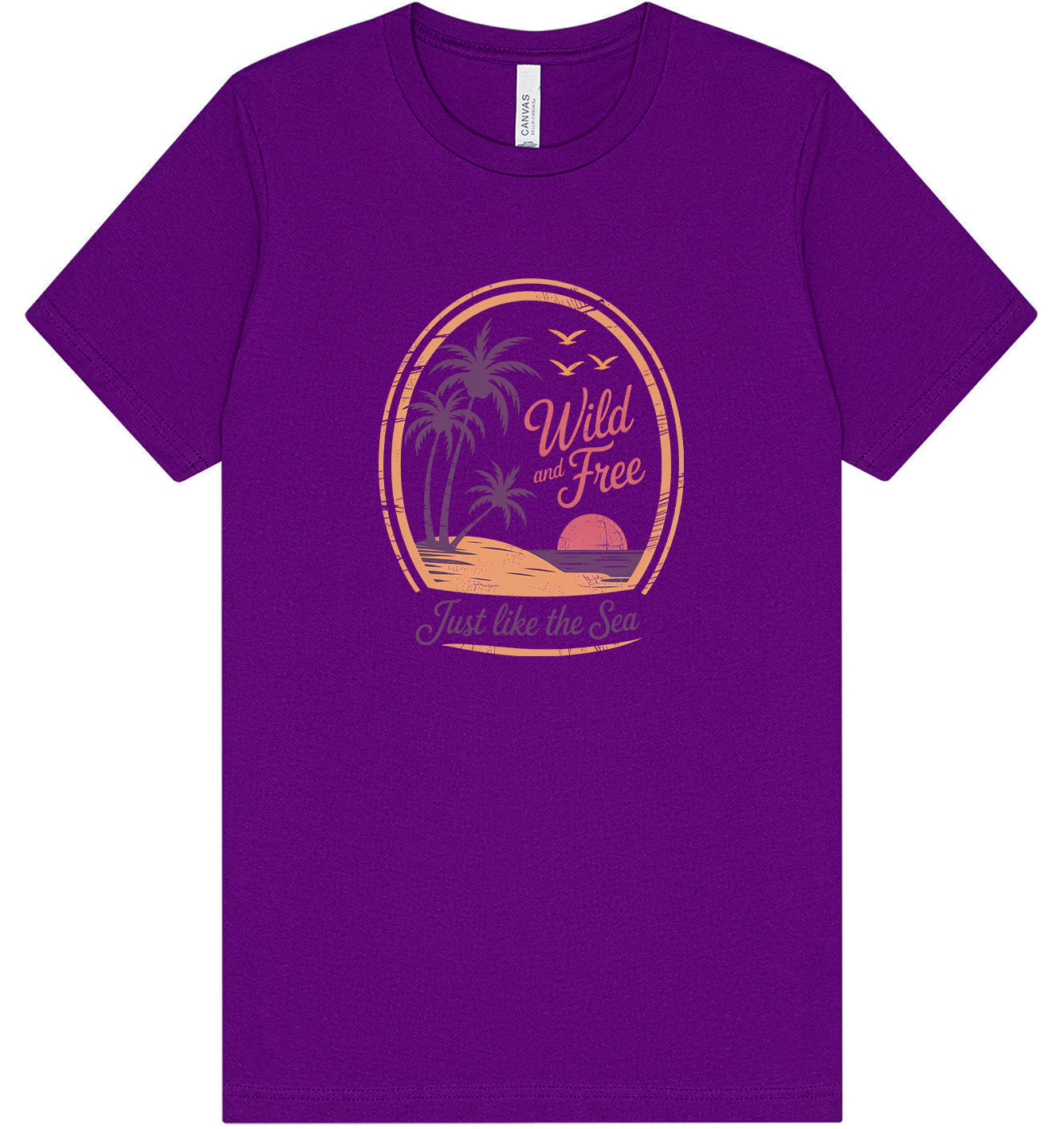 Just Like the Sea Adult Bella Canvas Shirt