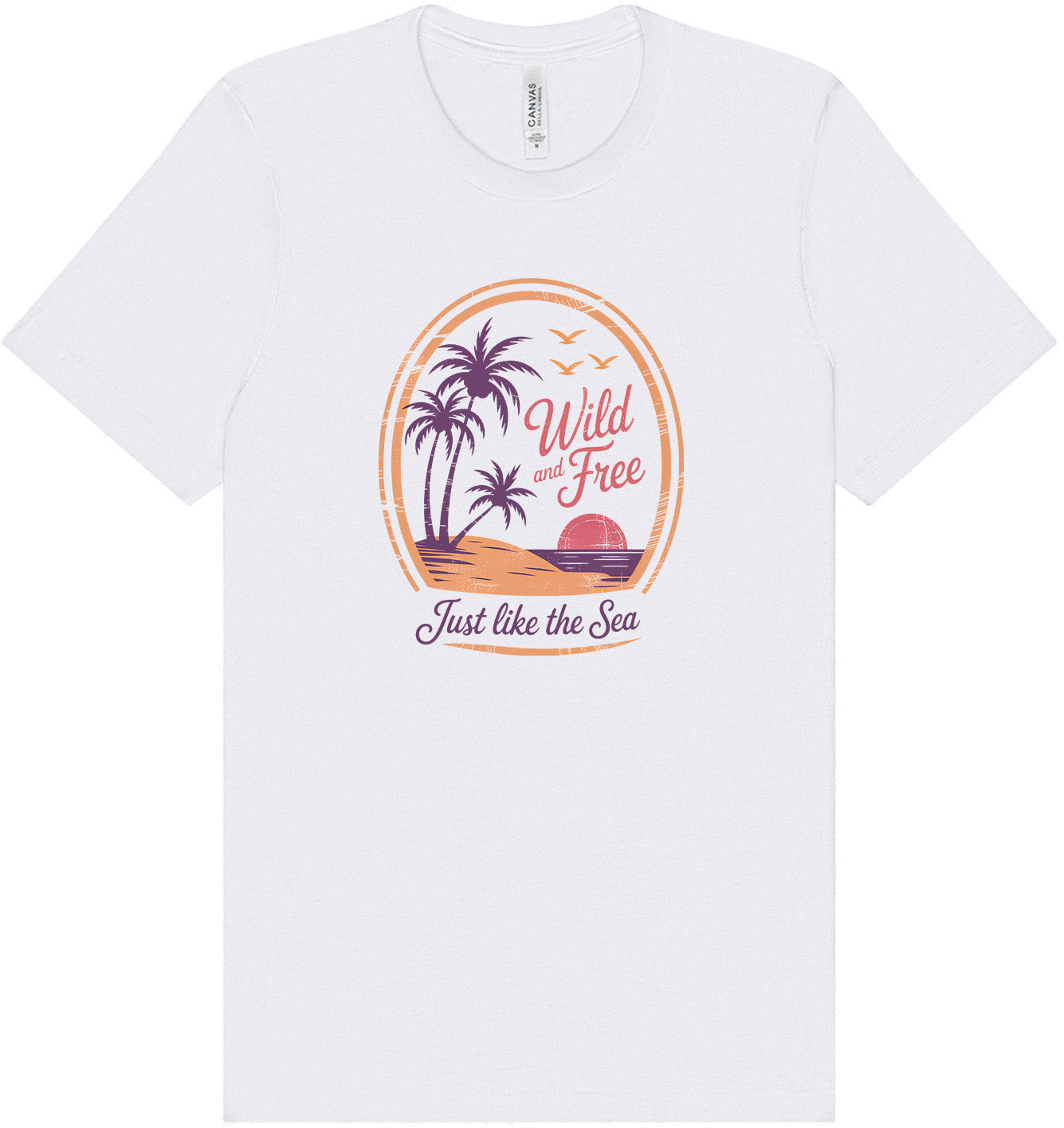 Just Like the Sea Adult Bella Canvas Shirt
