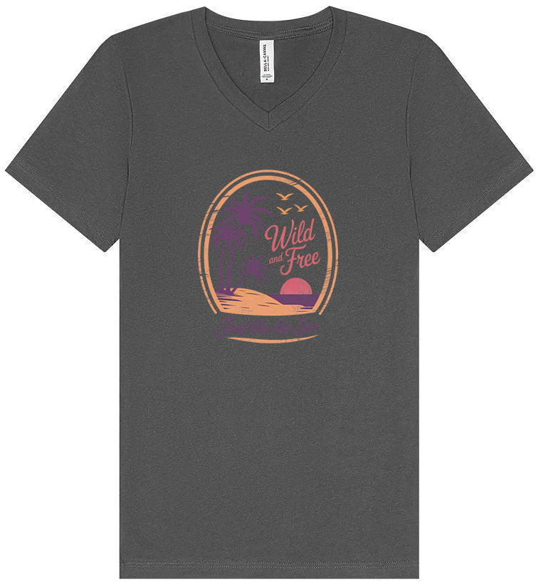 Just Like the Sea Unisex V-Neck Shirt
