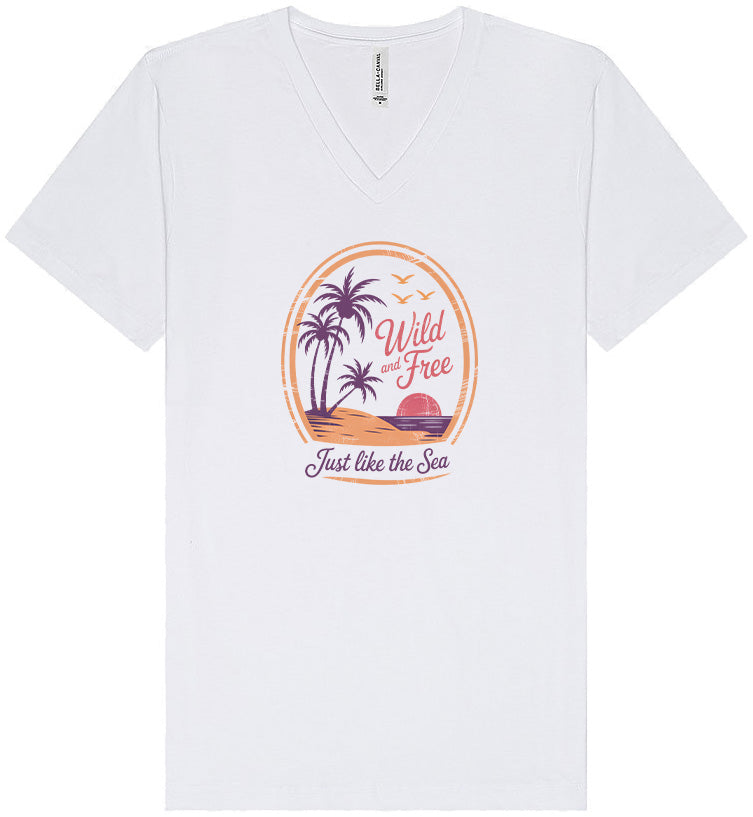 Just Like the Sea Unisex V-Neck Shirt
