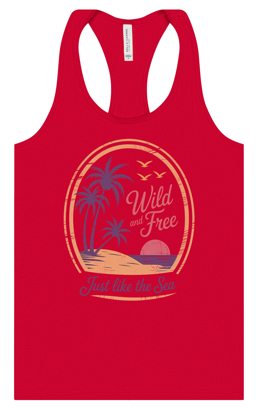 Just Like the Sea Women's Racerback Tank