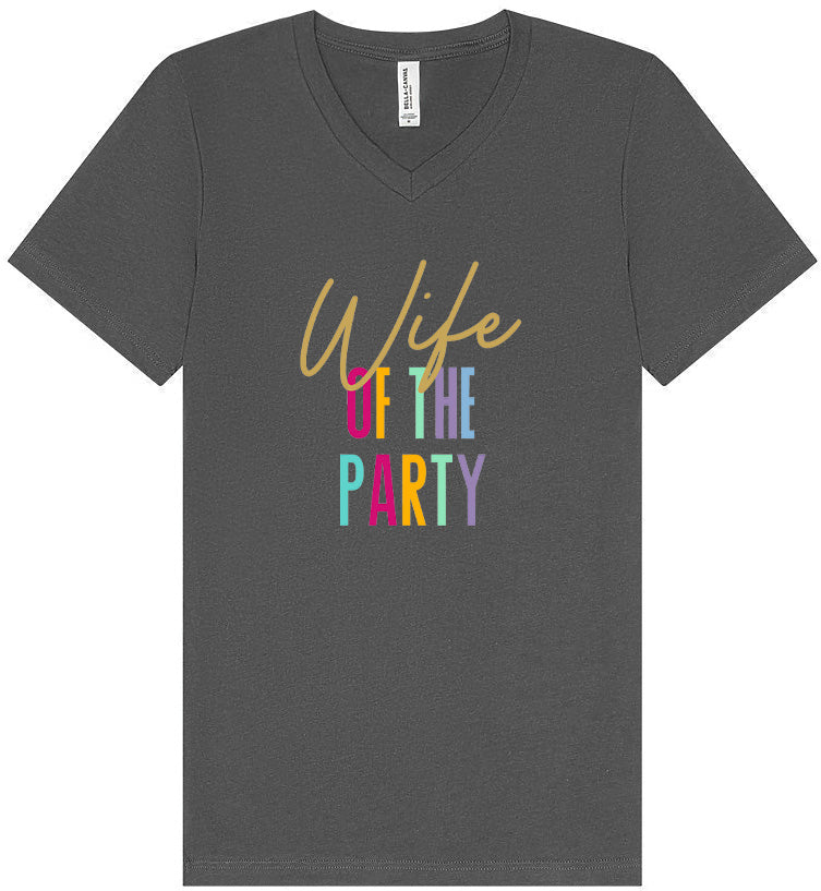 The Wife of the Party Unisex V-Neck Shirt