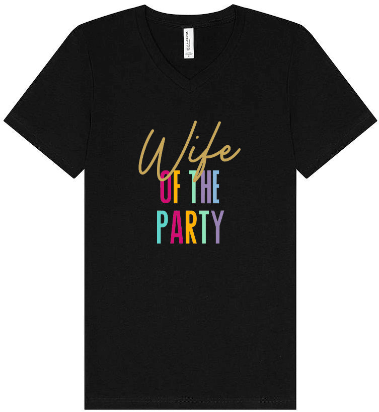 The Wife of the Party Unisex V-Neck Shirt
