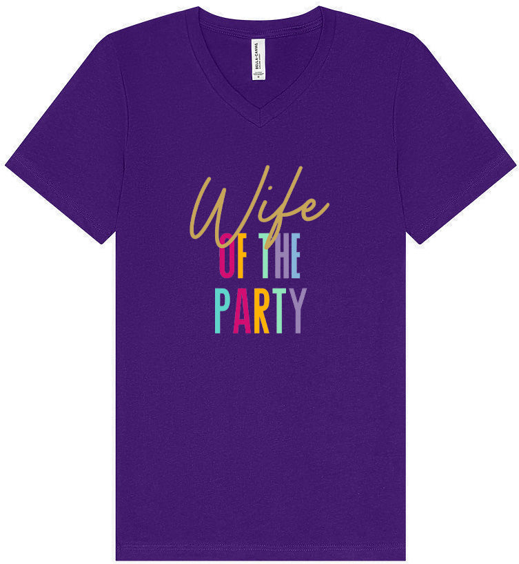 The Wife of the Party Unisex V-Neck Shirt