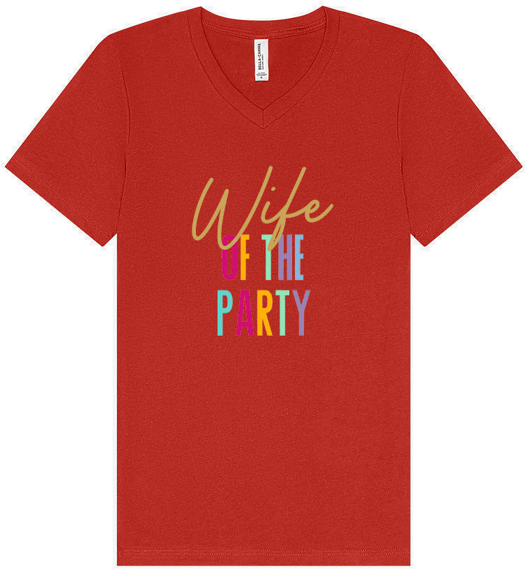 The Wife of the Party Unisex V-Neck Shirt