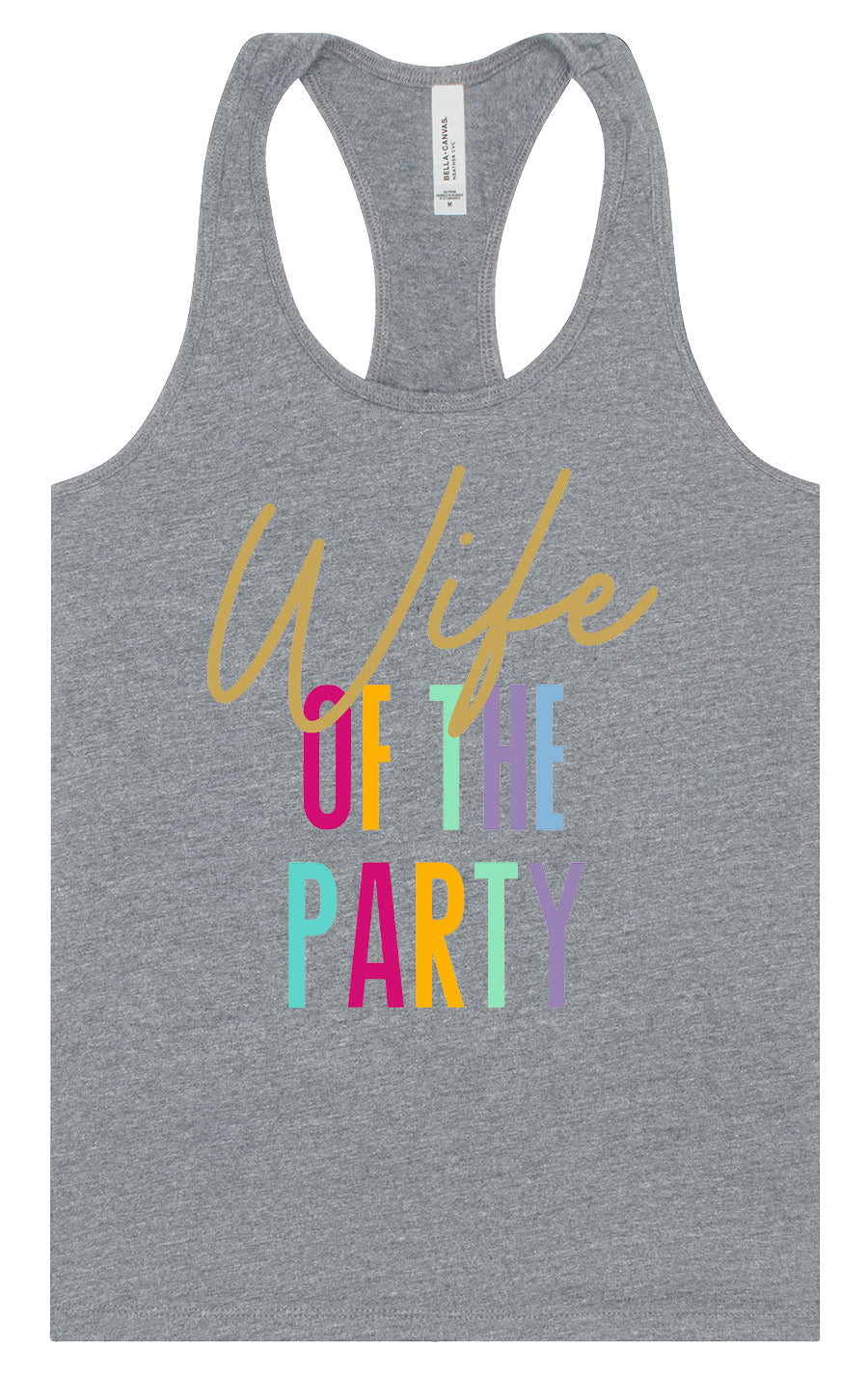 The Wife of the Party Women's Racerback Tank