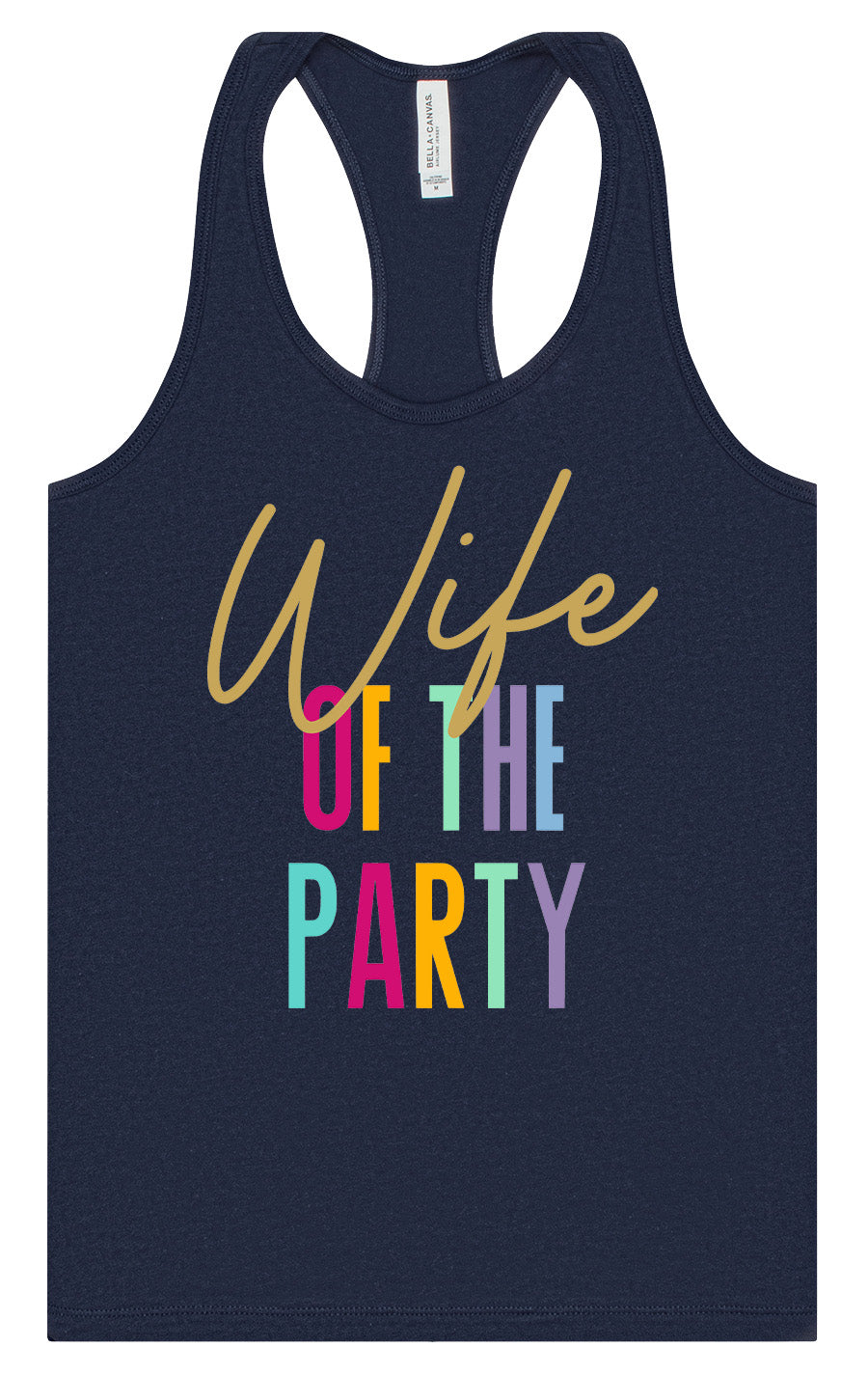 The Wife of the Party Women's Racerback Tank