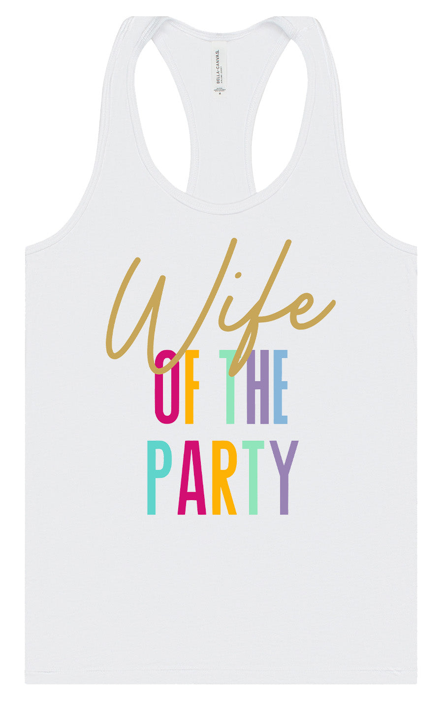The Wife of the Party Women's Racerback Tank