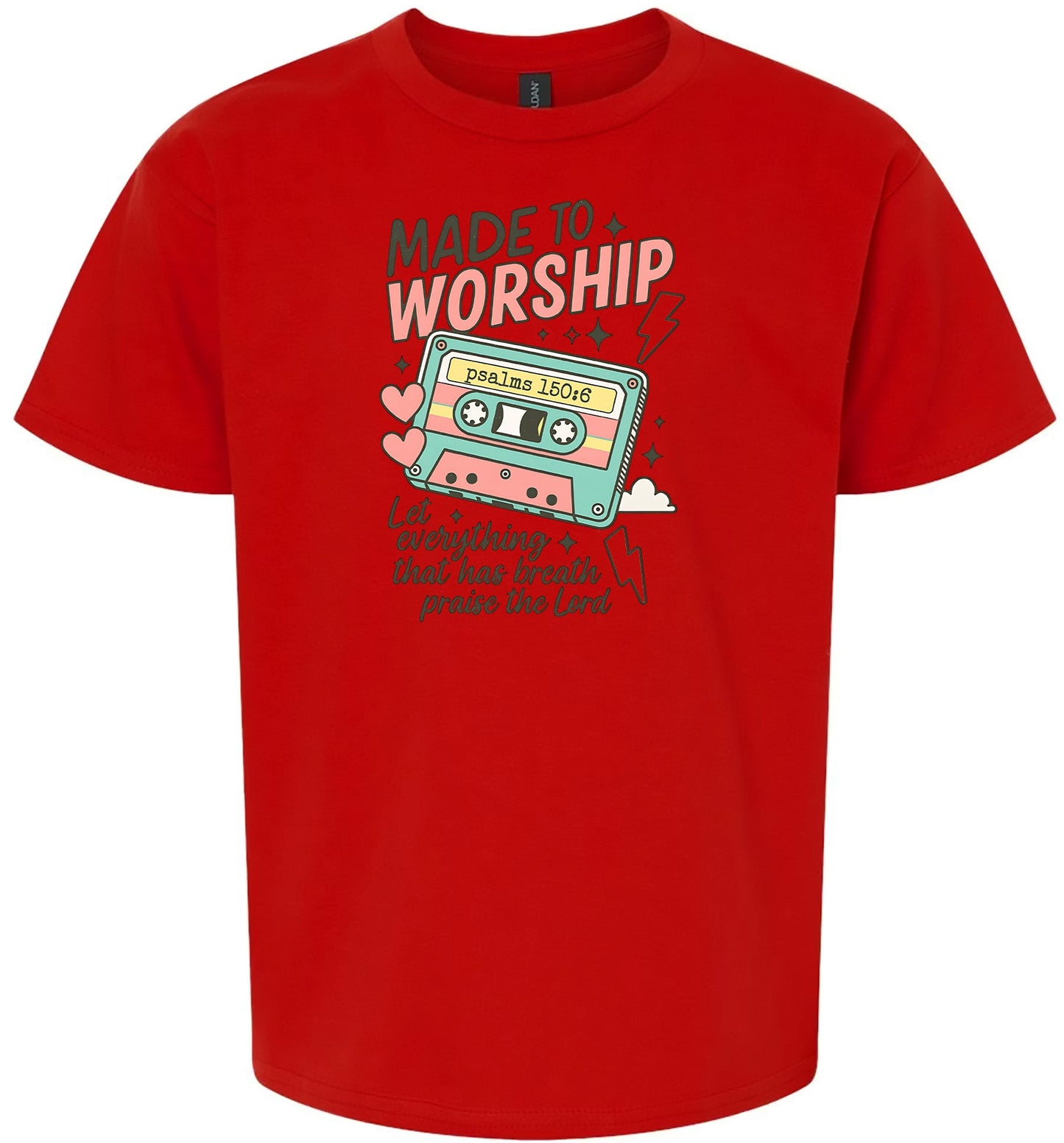 Made to Worship Children's Gildan Soft Shirt