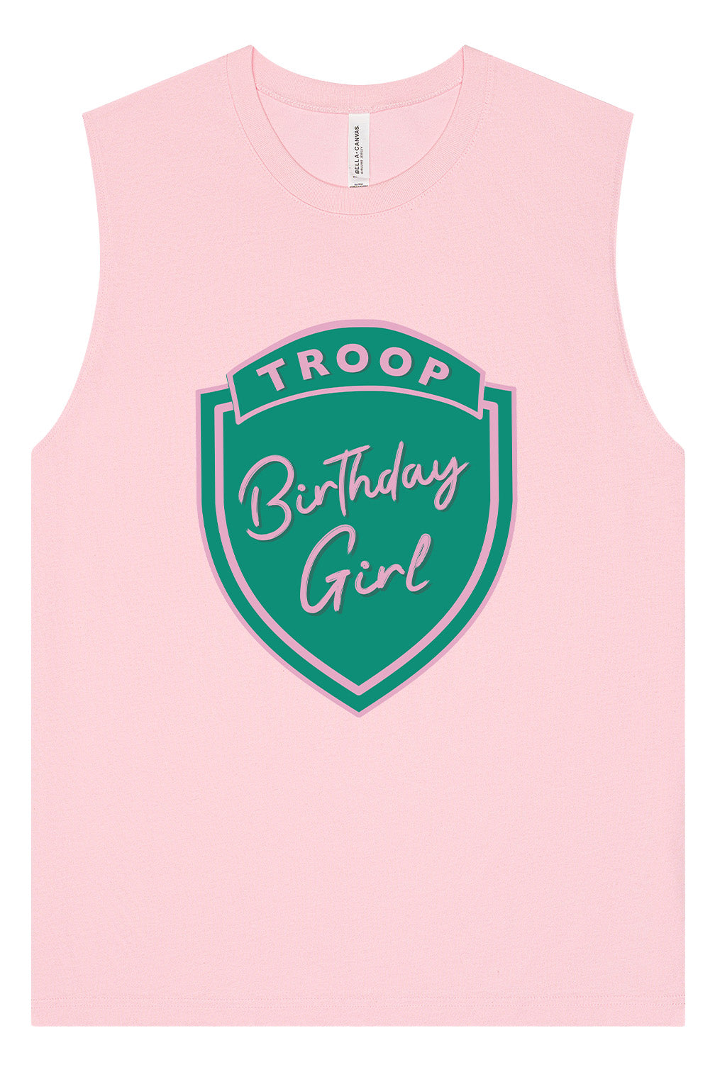Troop Birthday Girl Muscle Tank