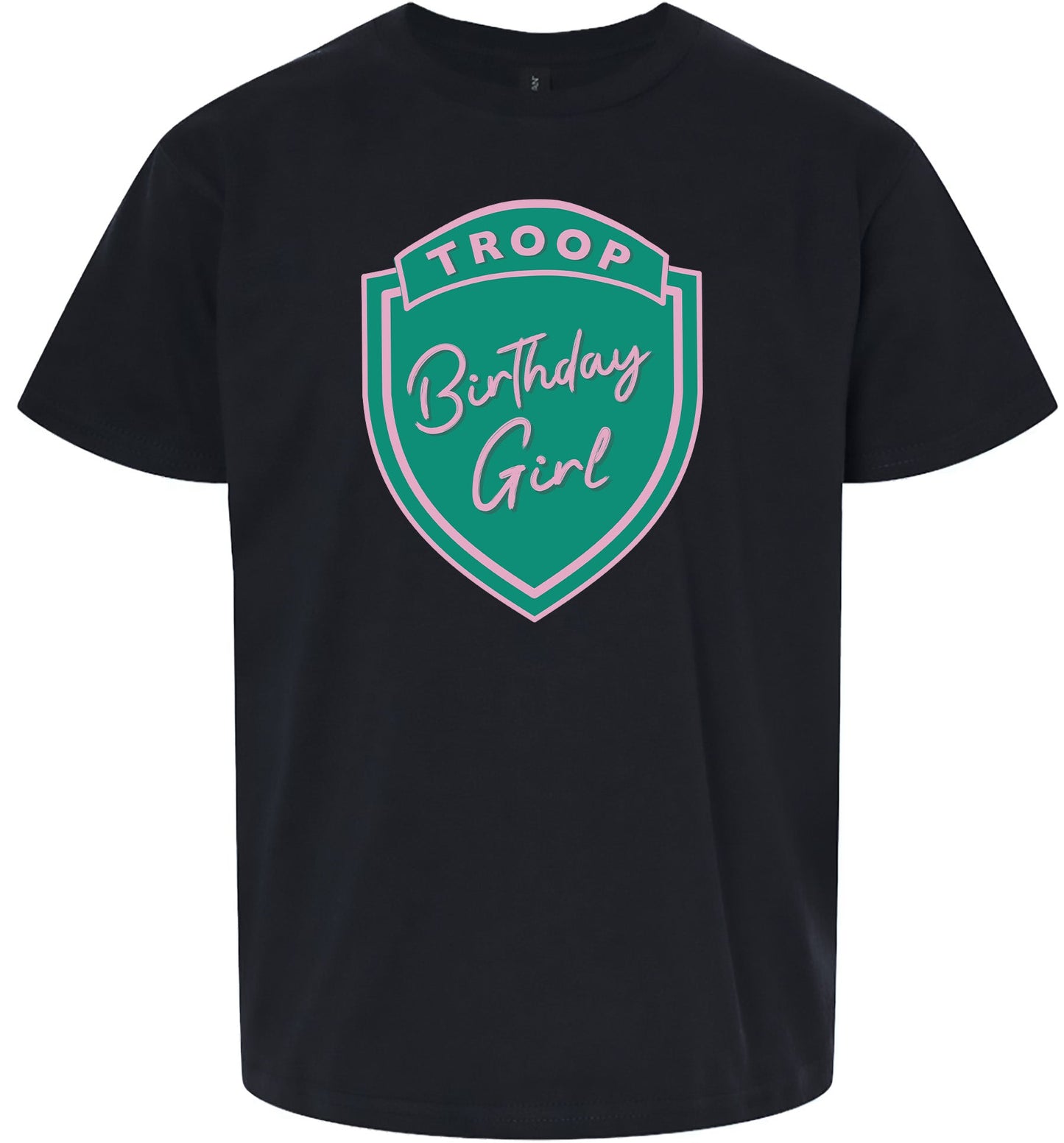 Troop Birthday Girl Children's Gildan Soft Shirt
