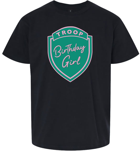 Troop Birthday Girl Children's Gildan Soft Shirt