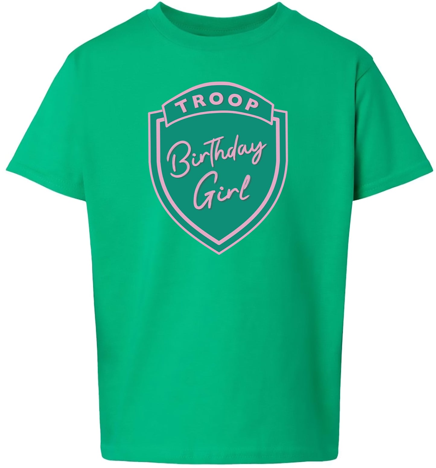 Troop Birthday Girl Children's Gildan Soft Shirt
