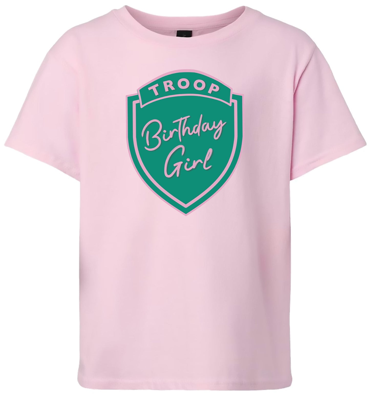 Troop Birthday Girl Children's Gildan Soft Shirt