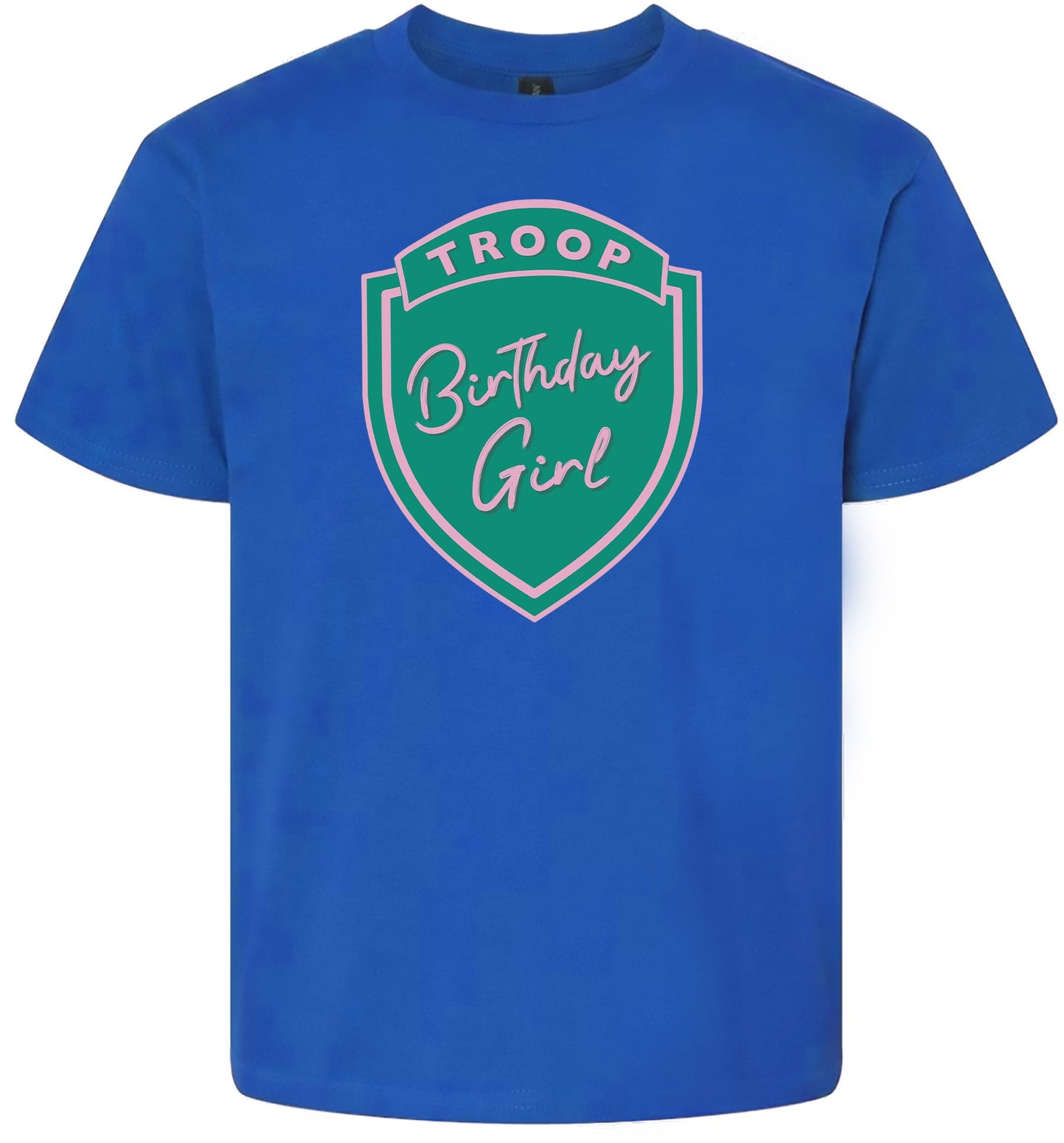 Troop Birthday Girl Children's Gildan Soft Shirt