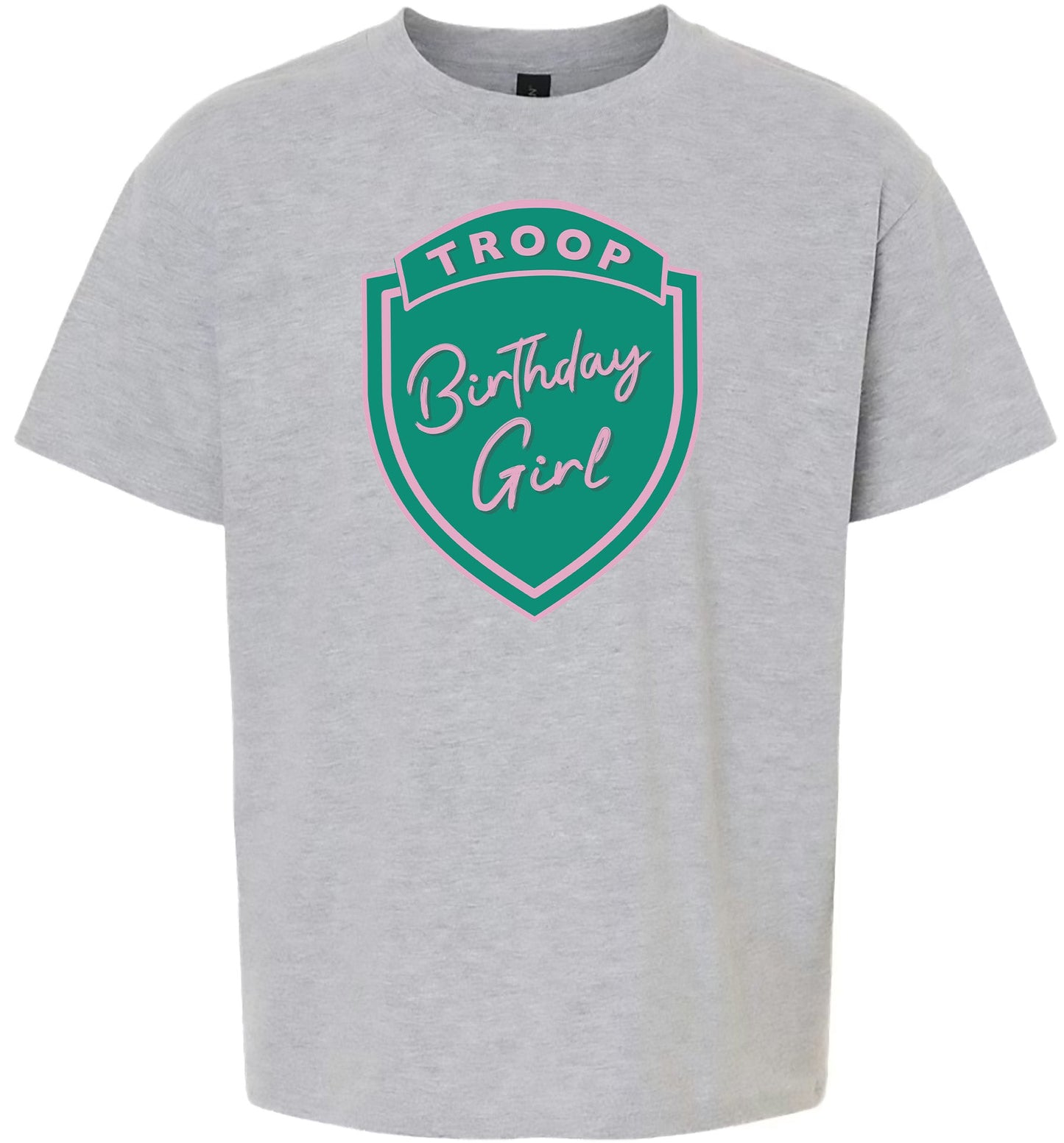 Troop Birthday Girl Children's Gildan Soft Shirt