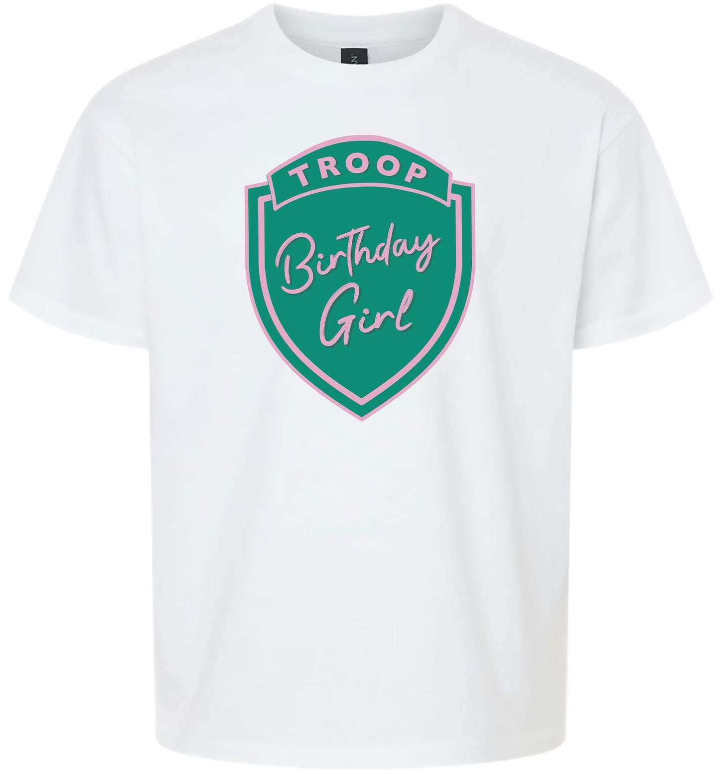 Troop Birthday Girl Children's Gildan Soft Shirt