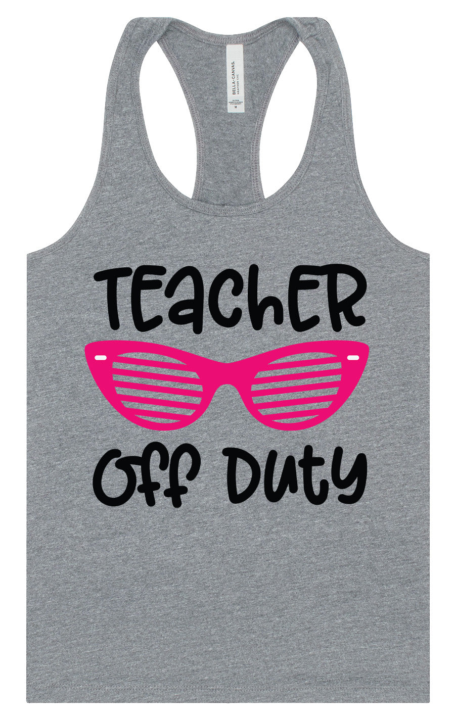 Teacher Off Duty Women's Racerback Tank