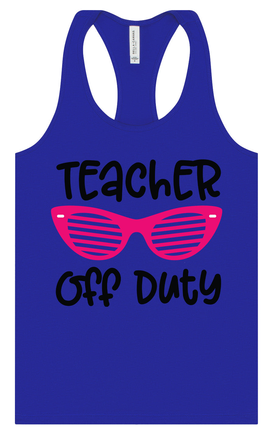Teacher Off Duty Women's Racerback Tank