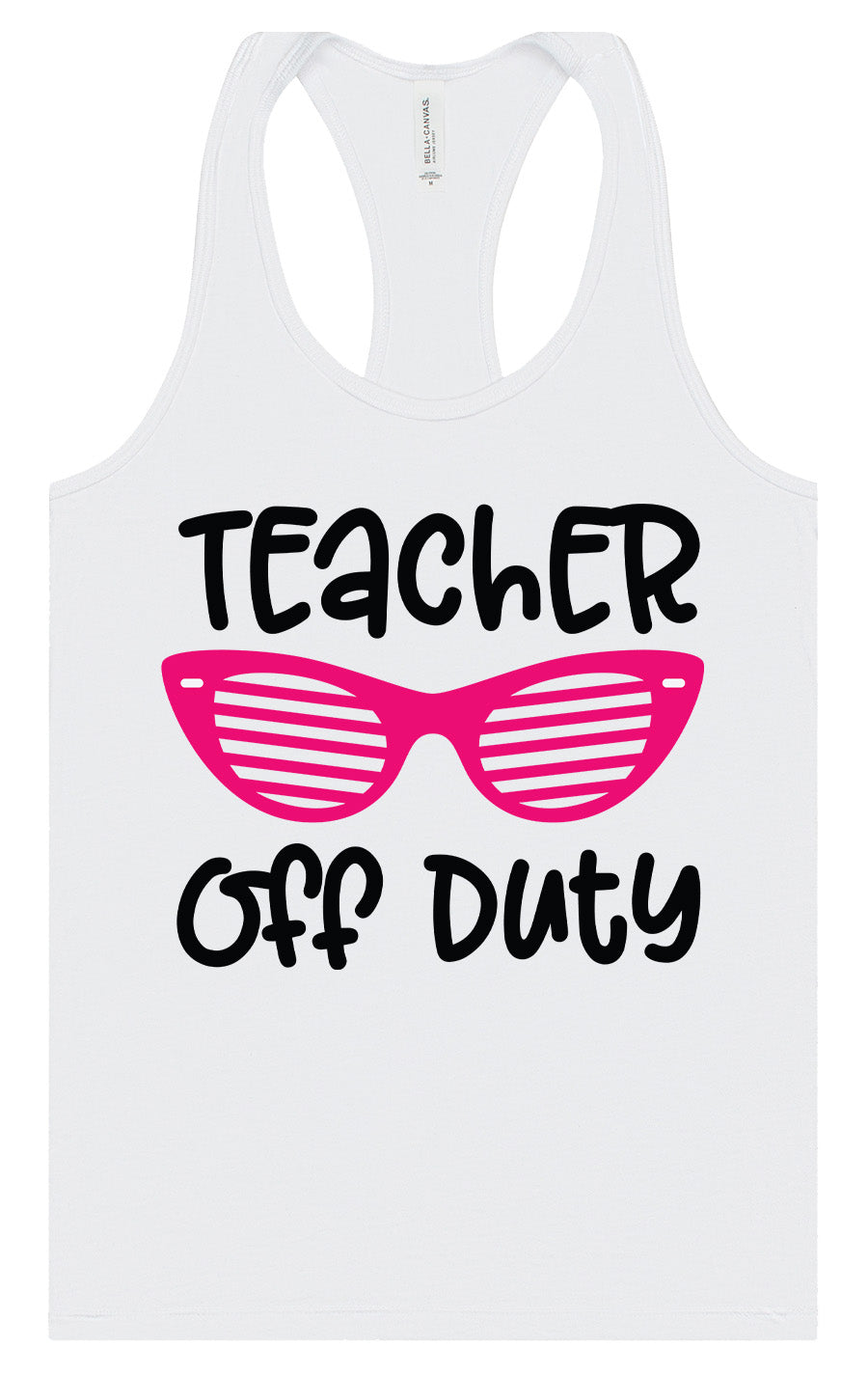 Teacher Off Duty Women's Racerback Tank