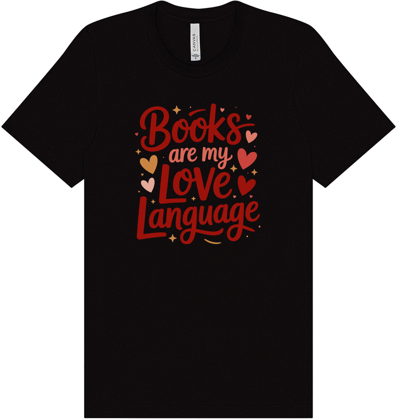 Books are my Love Language Adult Bella Canvas Shirt