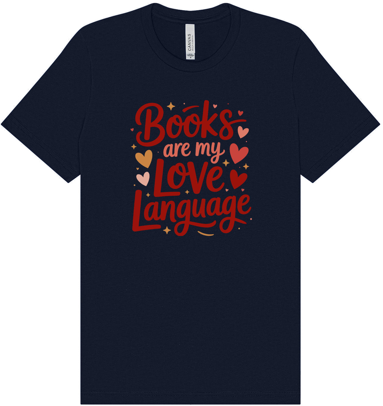 Books are my Love Language Adult Bella Canvas Shirt