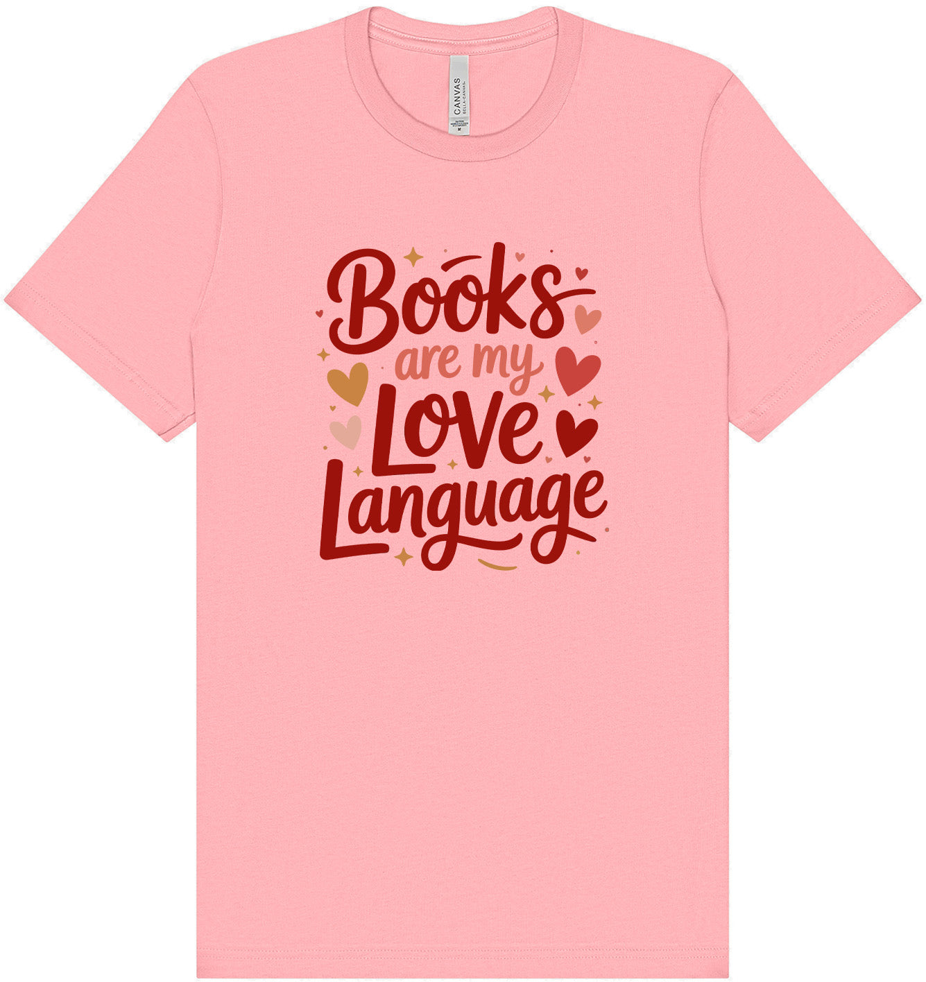 Books are my Love Language Adult Bella Canvas Shirt
