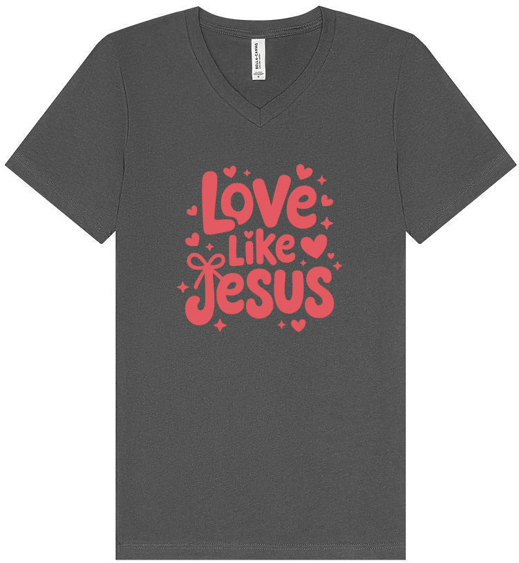 Love Like Jesus Unisex V-Neck Shirt