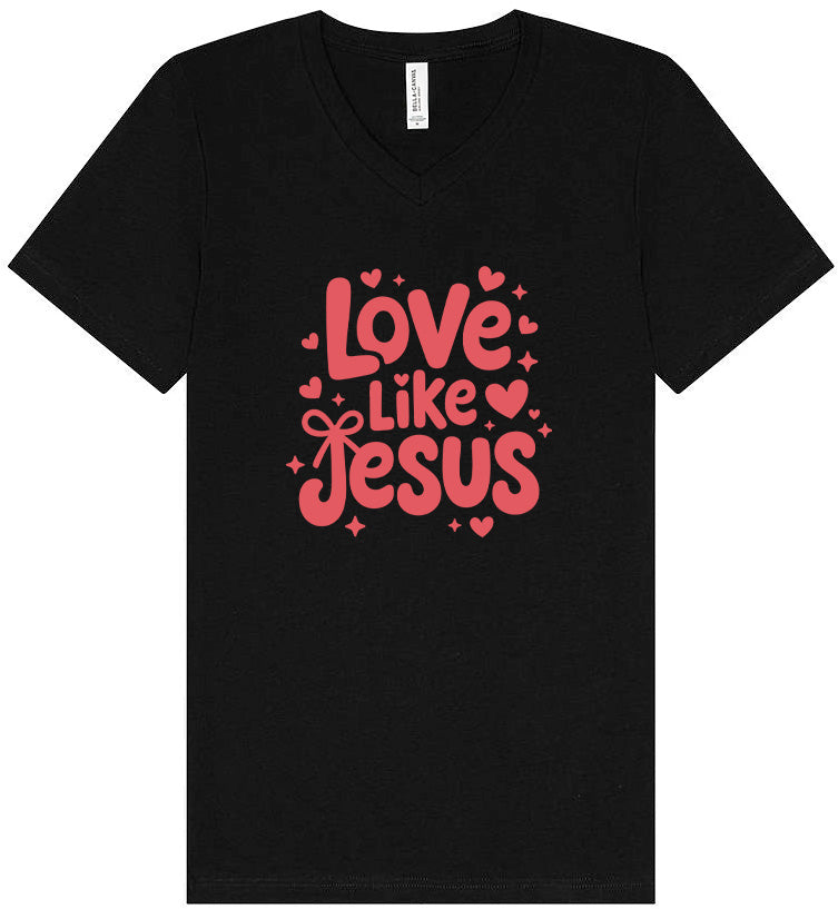 Love Like Jesus Unisex V-Neck Shirt