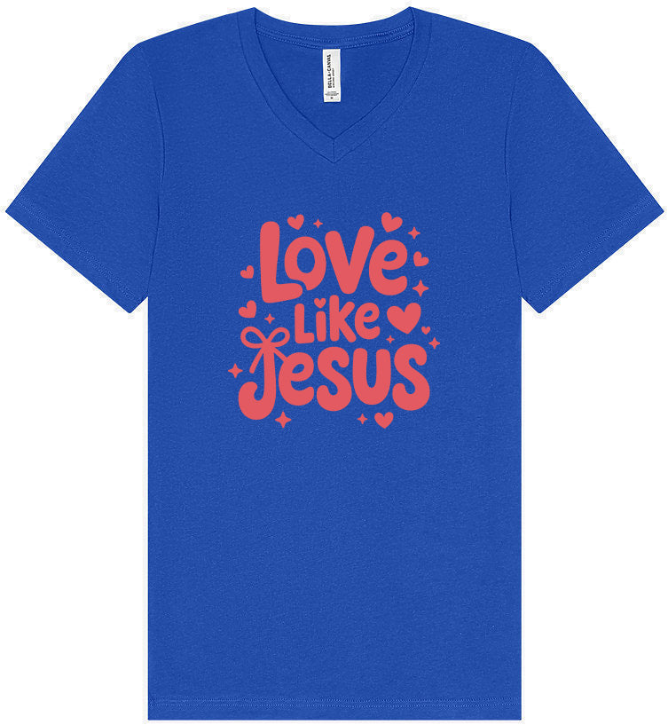 Love Like Jesus Unisex V-Neck Shirt