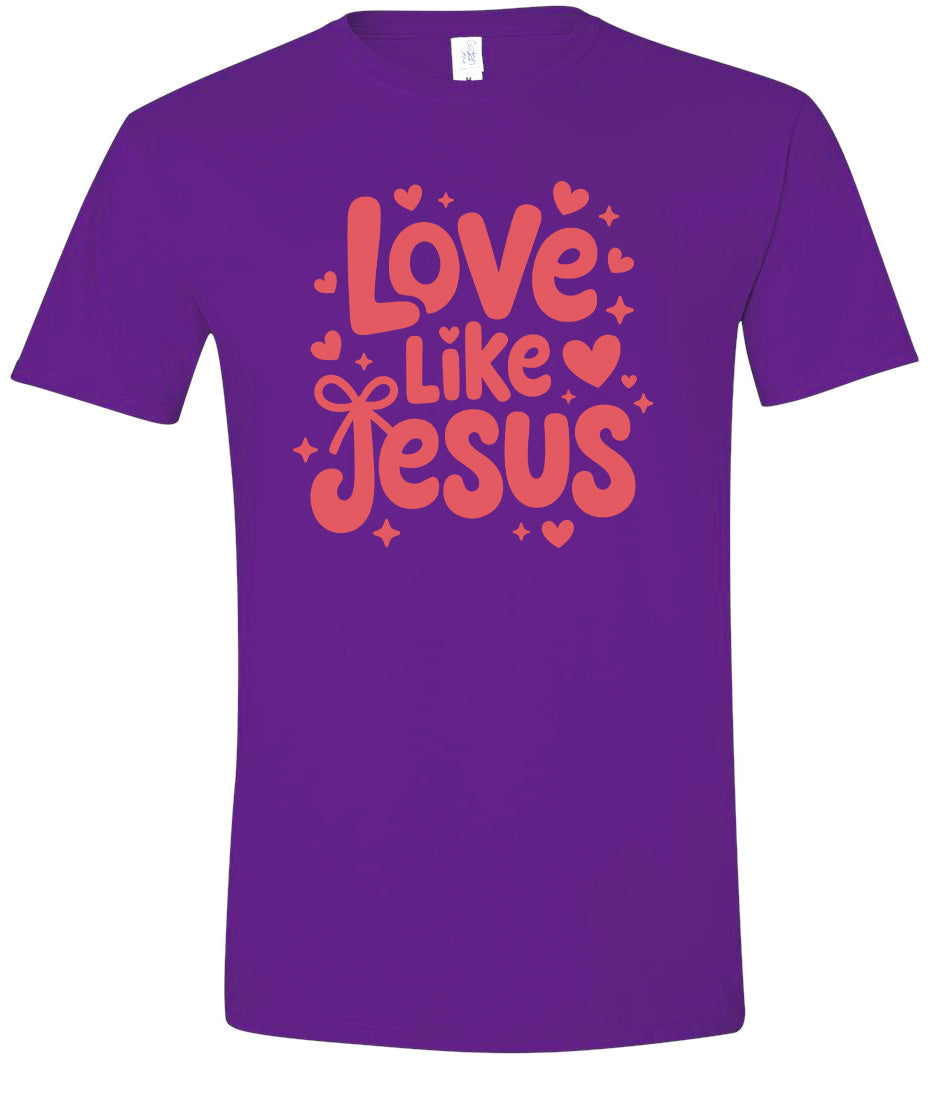 Love Like Jesus Adult Gildan Soft Shirt