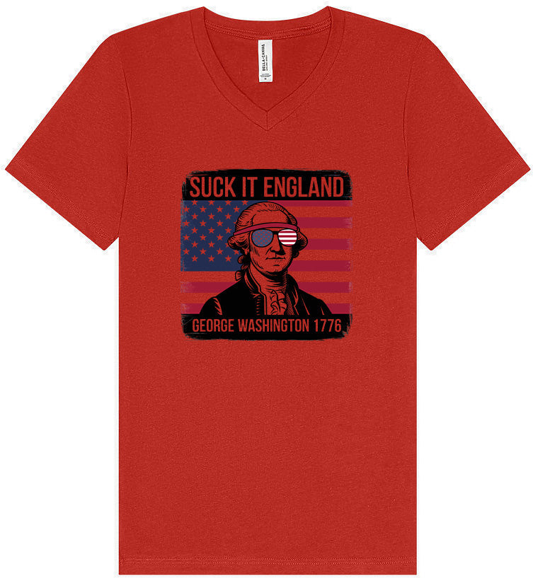 Suck it England Unisex V-Neck Shirt
