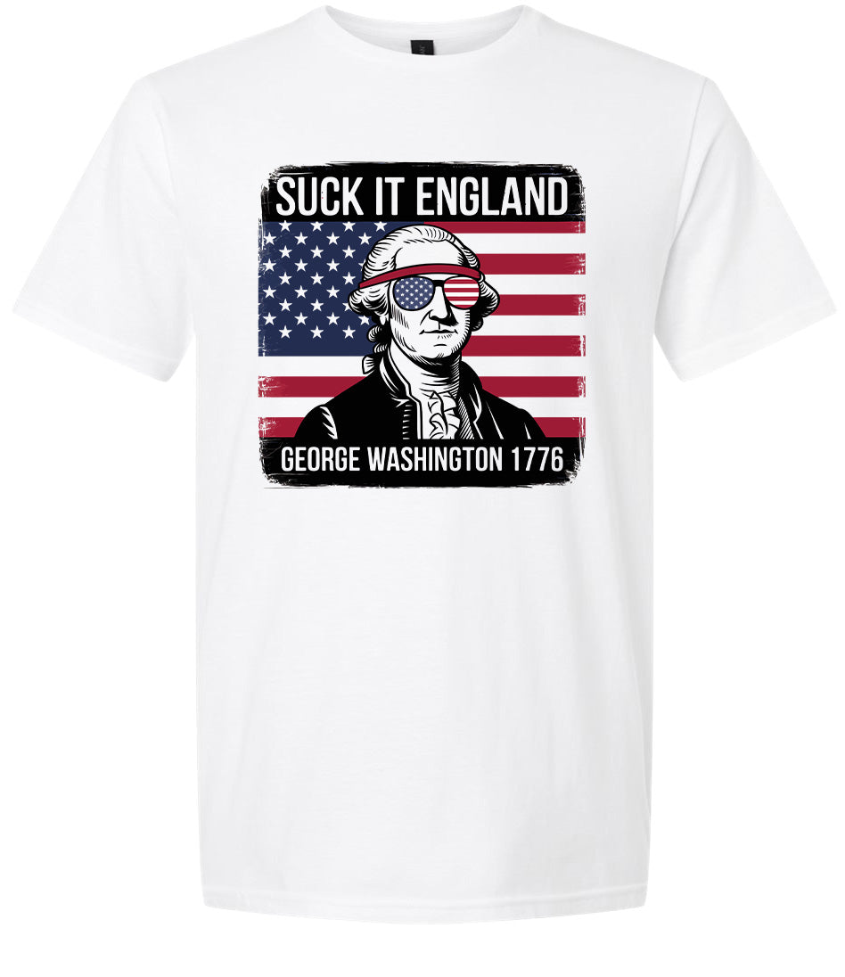 Suck it England Adult Gildan Soft Shirt