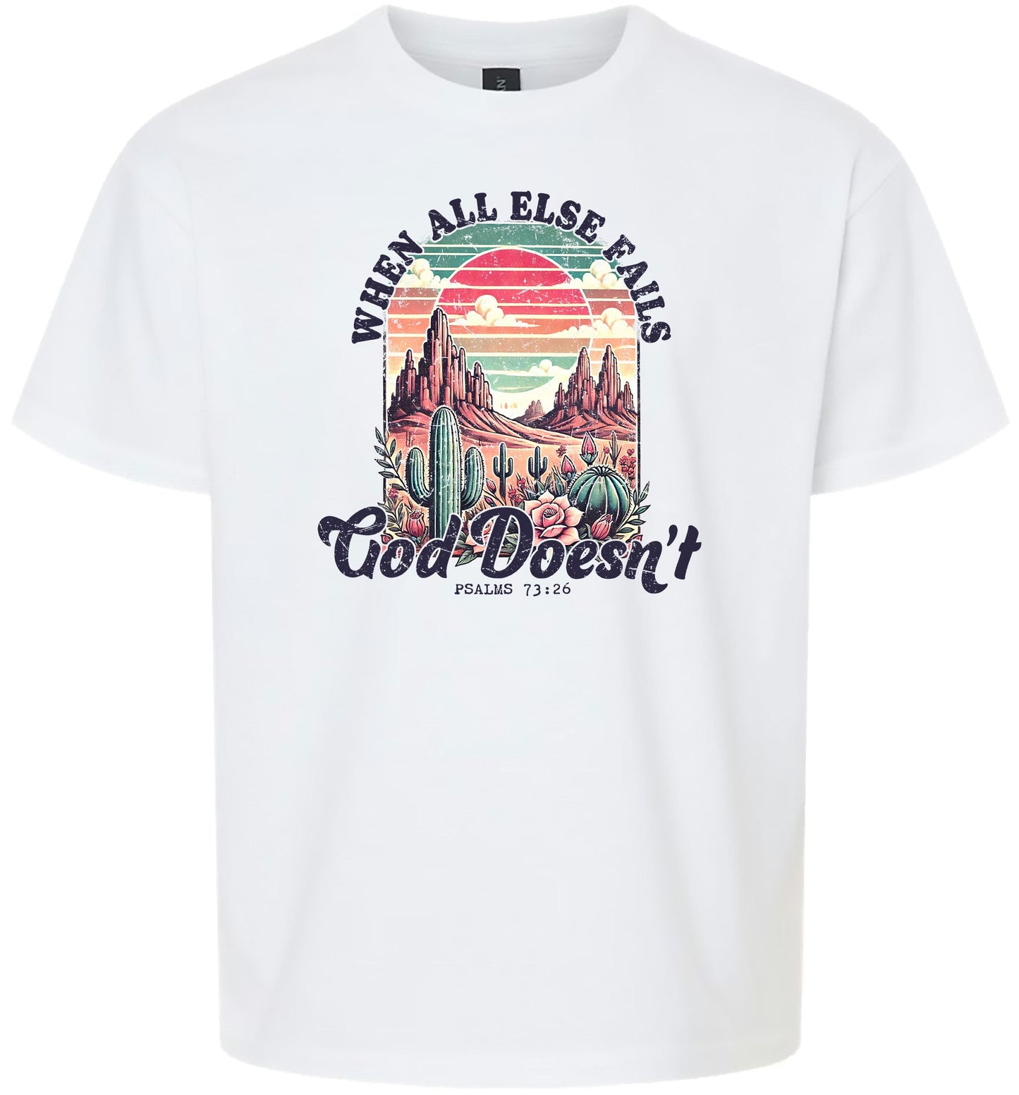 God Doesn't Fail Children's Gildan Soft Shirt