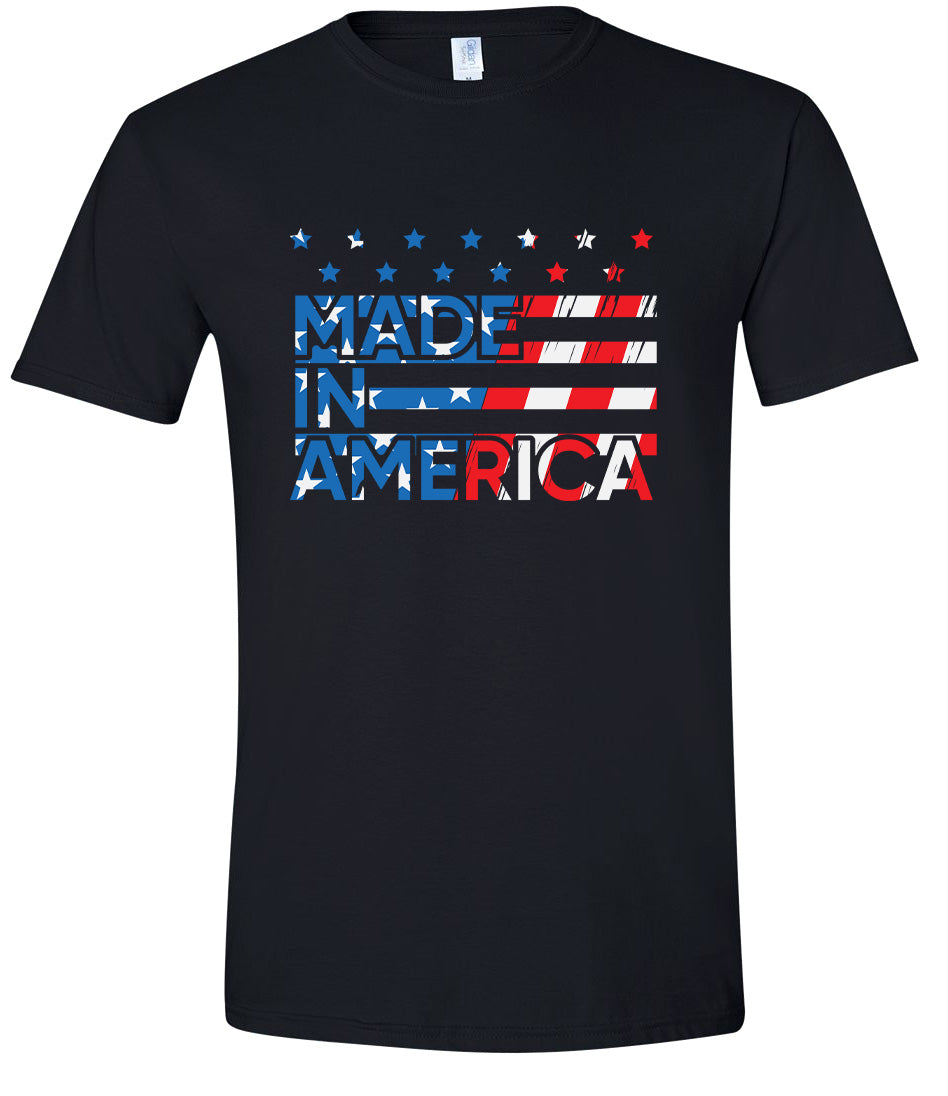 Made in America Adult Gildan Soft Shirt