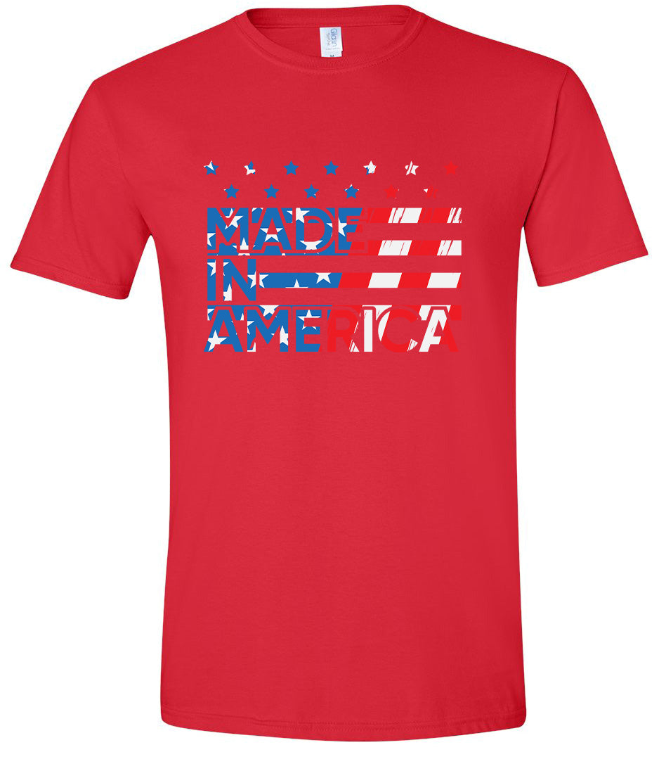 Made in America Adult Gildan Soft Shirt