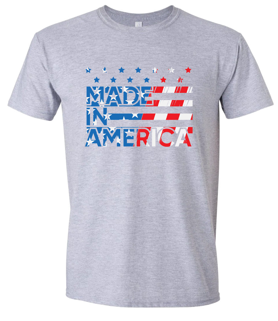Made in America Adult Gildan Soft Shirt