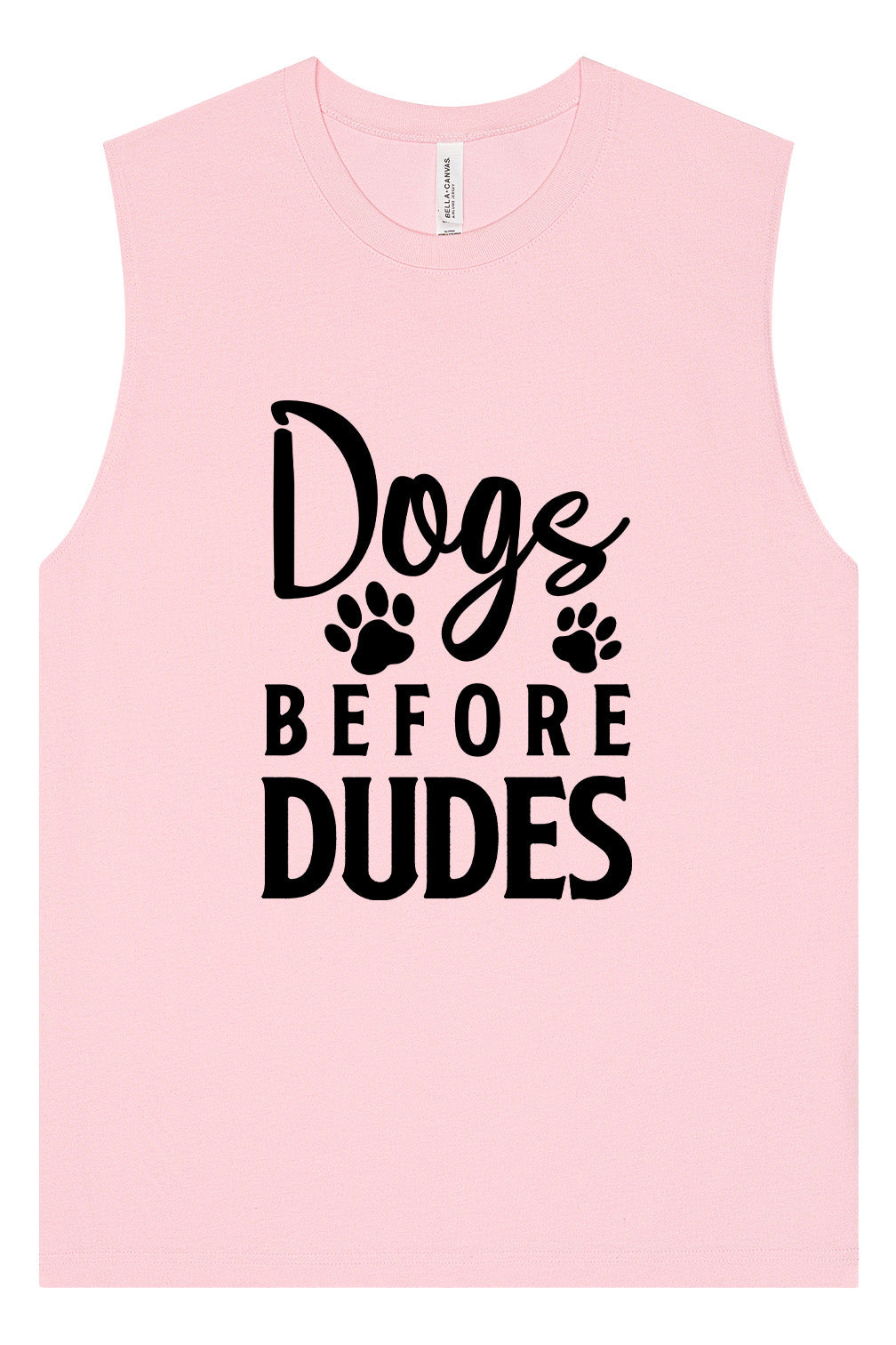 Dogs Before Dudes Muscle Tank