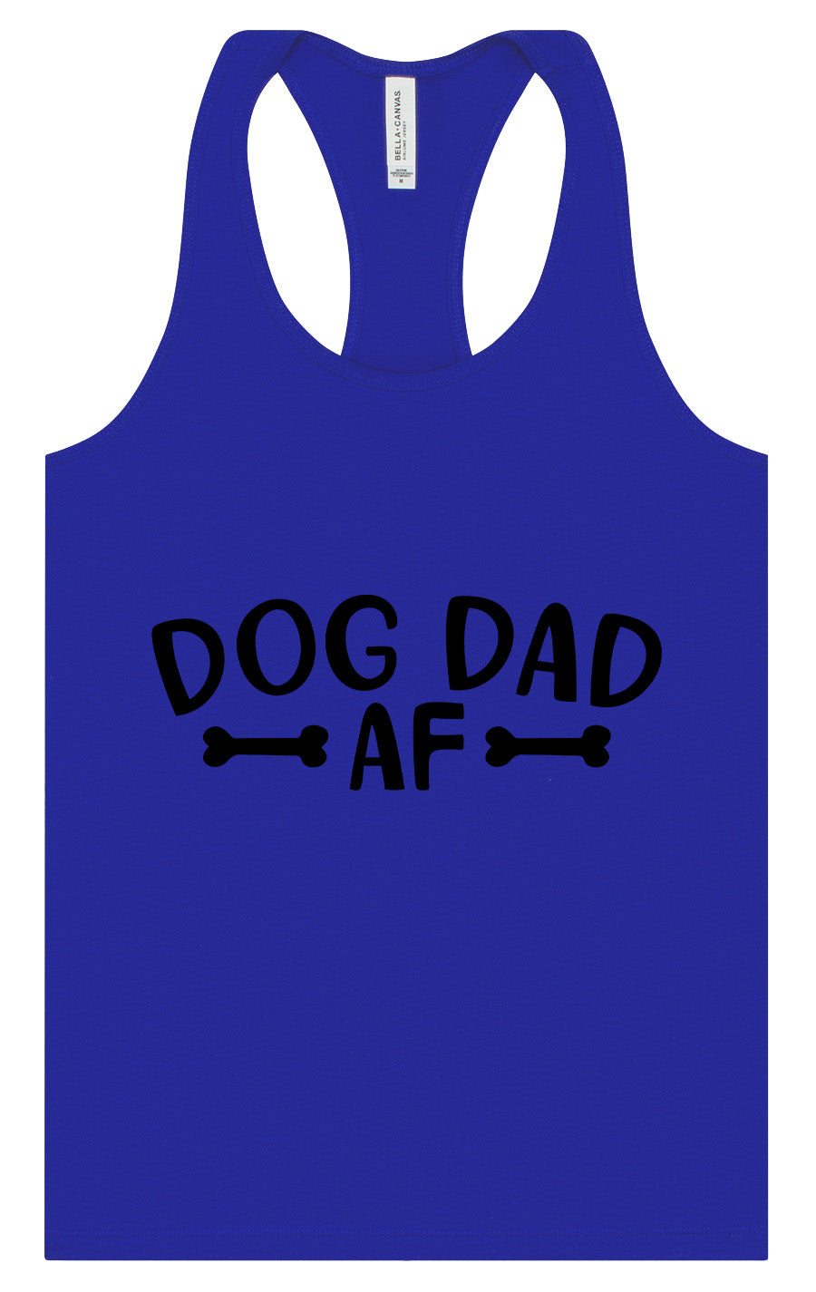 Dog Dad AF Women's Racerback Tank