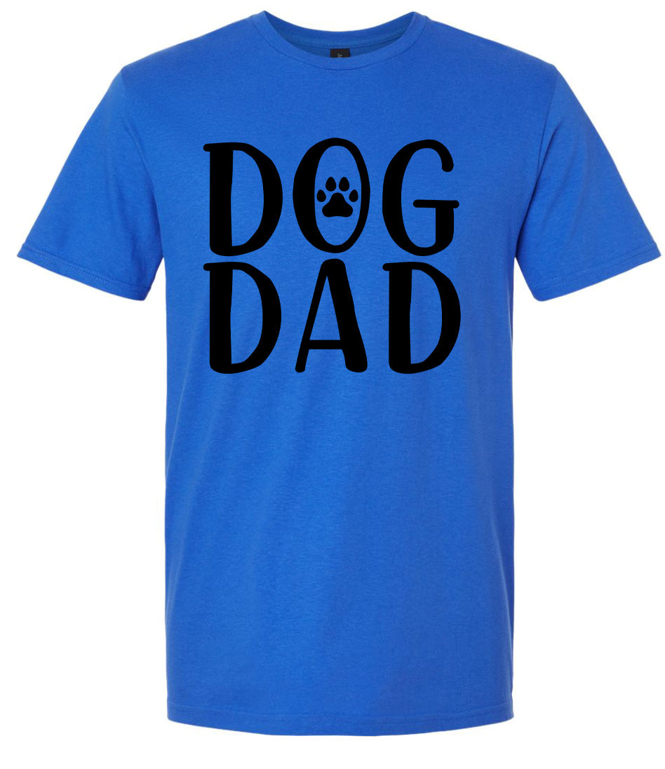 Dog Dad Adult Gildan Soft Shirt