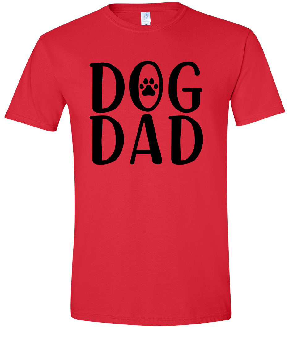 Dog Dad Adult Gildan Soft Shirt