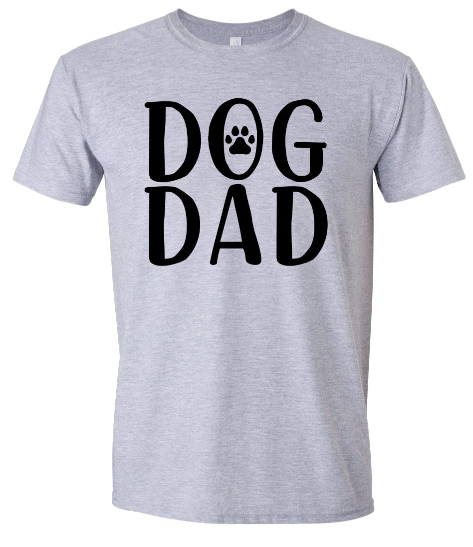 Dog Dad Adult Gildan Soft Shirt