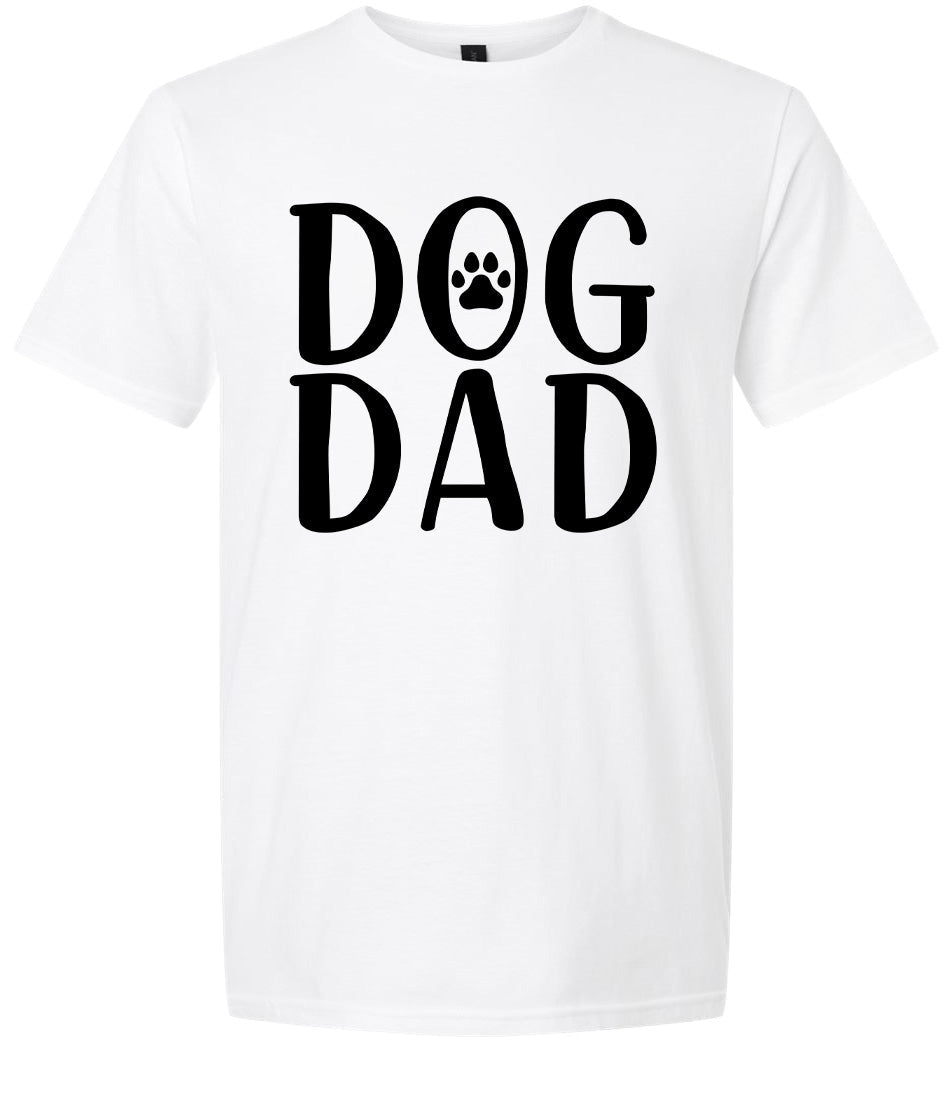 Dog Dad Adult Gildan Soft Shirt