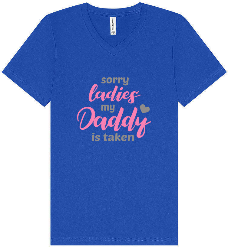 Daddy is Taken Unisex V-Neck Shirt
