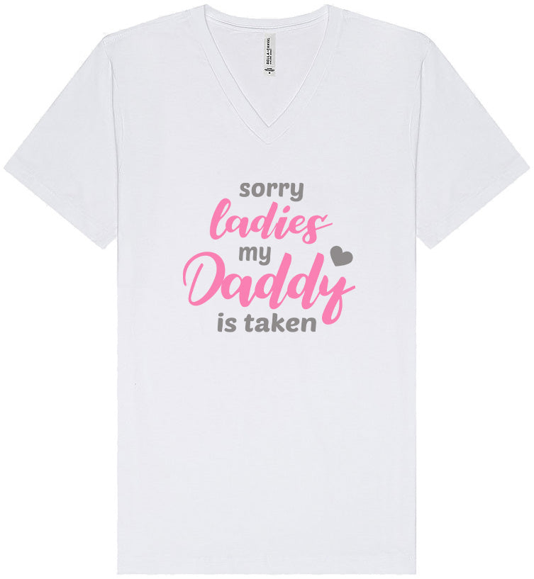 Daddy is Taken Unisex V-Neck Shirt
